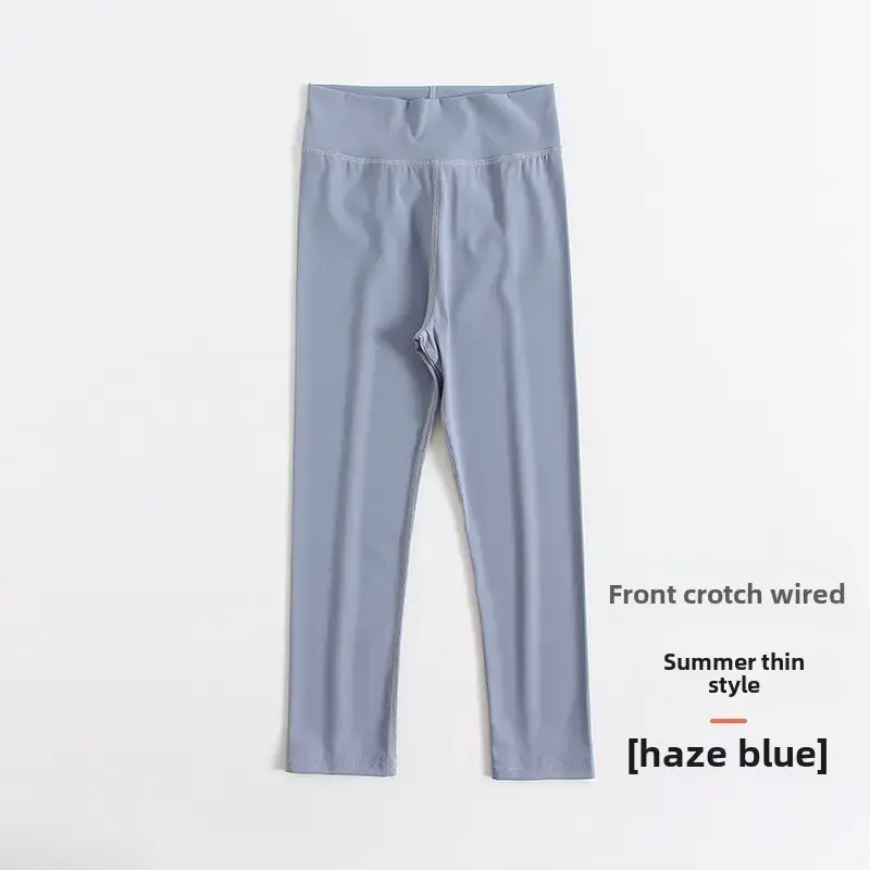 Girls Dark Gray Spring Leggings with Arch Thickness - Image 70