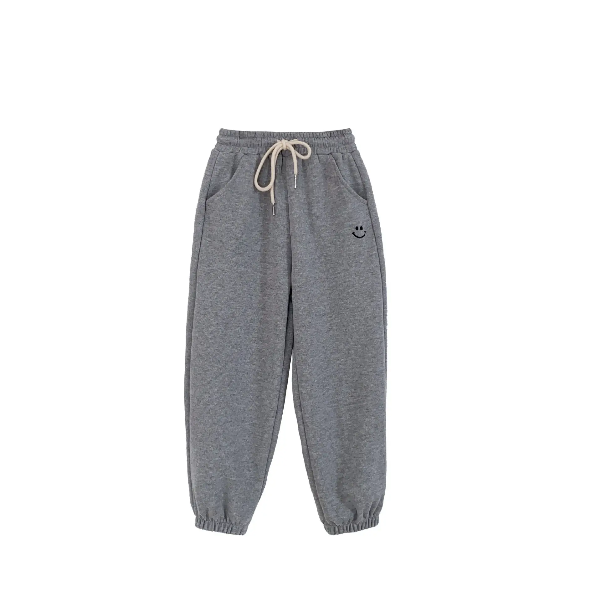 Blue Korean Style Cotton Trousers for Girls Big Kids 2025 - Image 5
