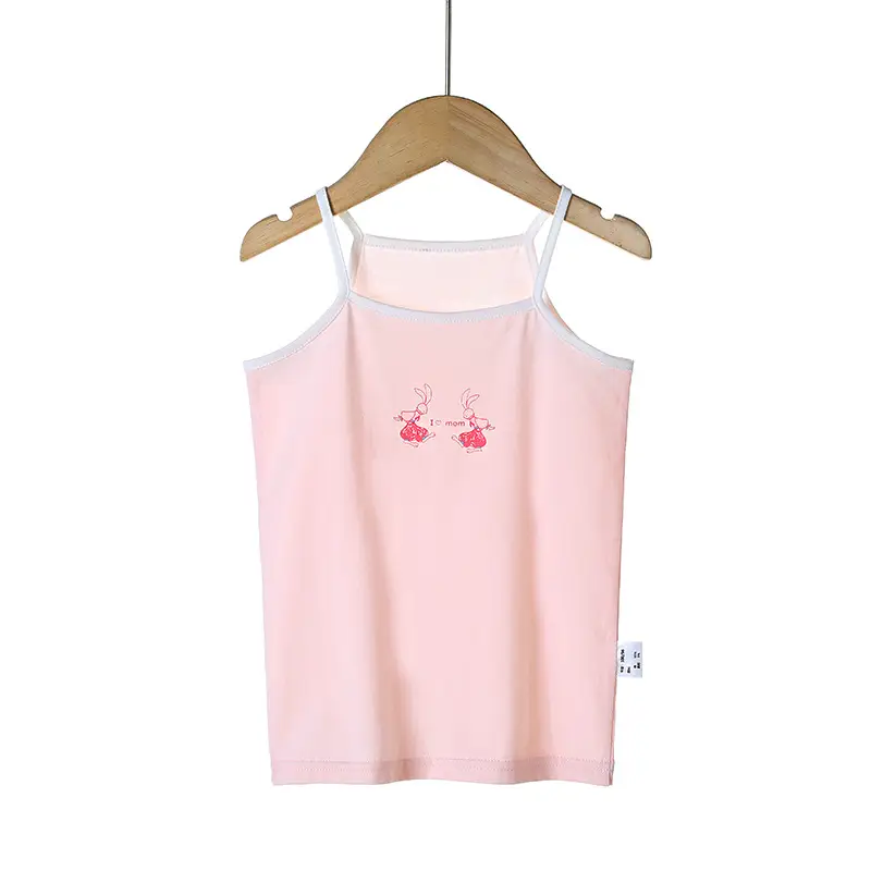 Girls Cotton Camisole with Heart & Cupcake Print - Image 12
