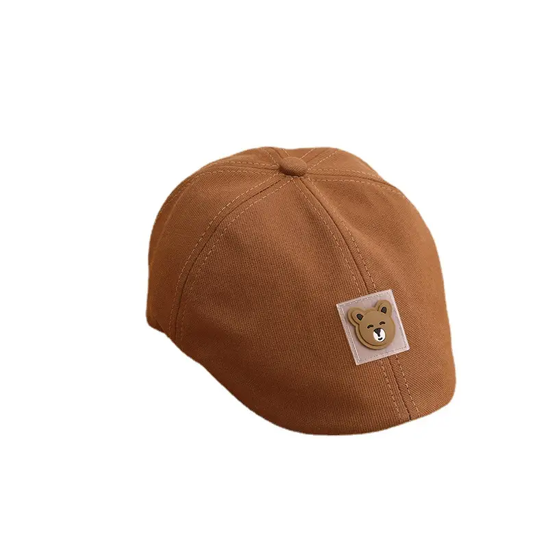 Orange Cartoon Bear Cap for Boys 1-3Yrs - Image 21