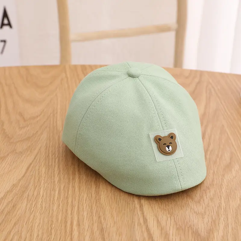 Orange Cartoon Bear Cap for Boys 1-3Yrs - Image 12