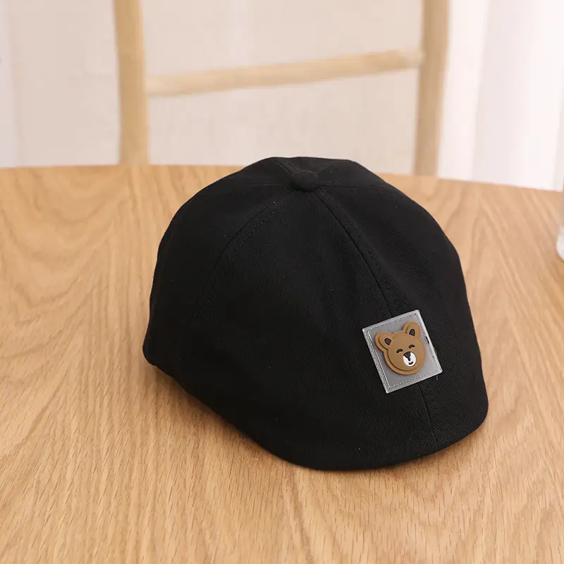 Orange Cartoon Bear Cap for Boys 1-3Yrs - Image 15