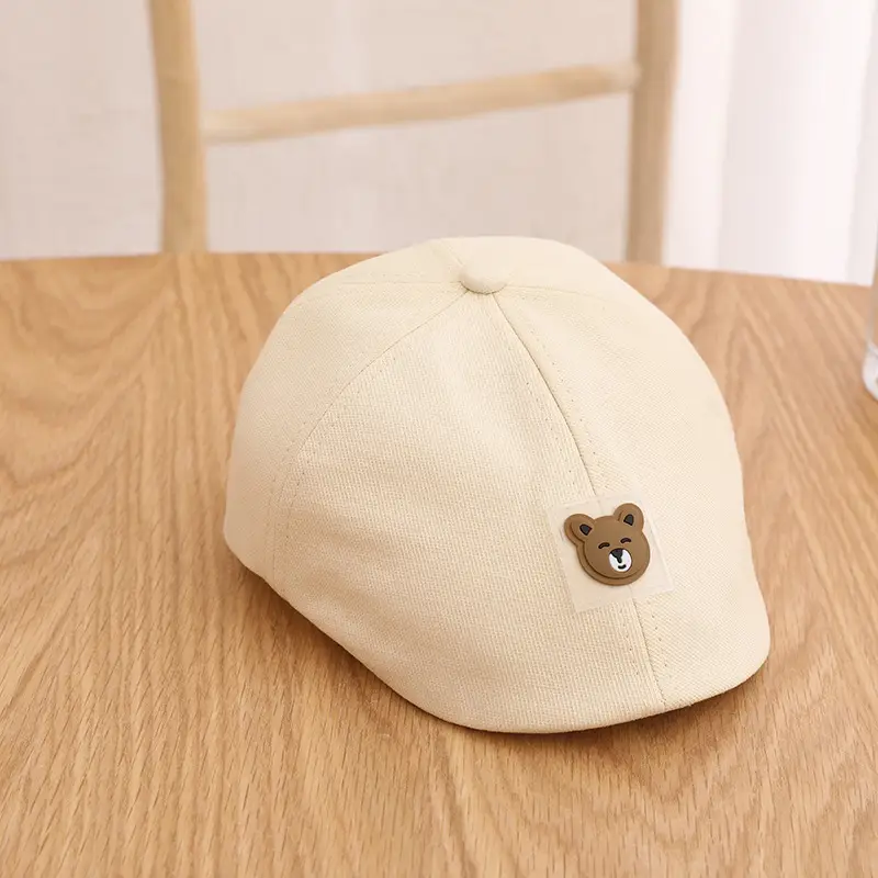 Orange Cartoon Bear Cap for Boys 1-3Yrs - Image 16