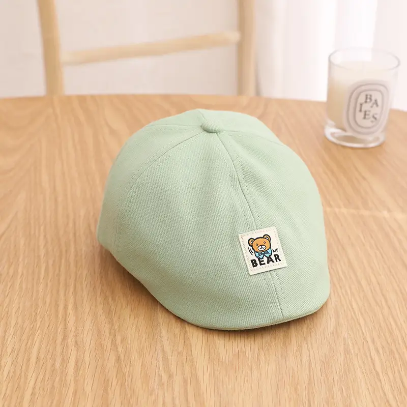 Orange Cartoon Bear Cap for Boys 1-3Yrs - Image 4