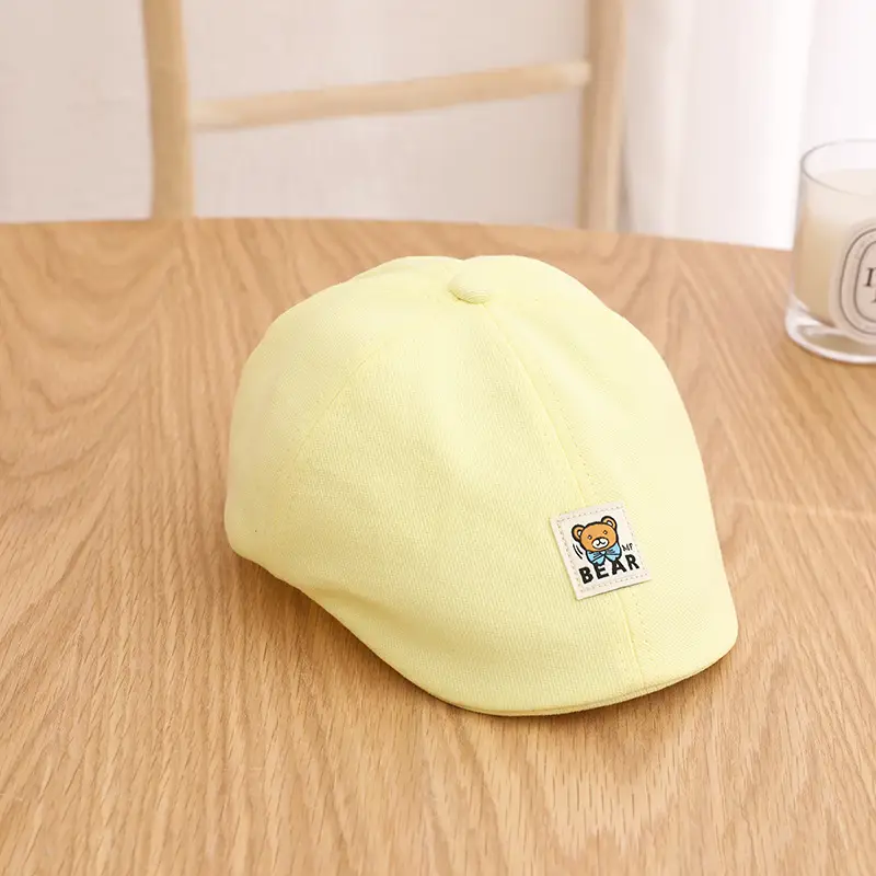 Orange Cartoon Bear Cap for Boys 1-3Yrs - Image 5
