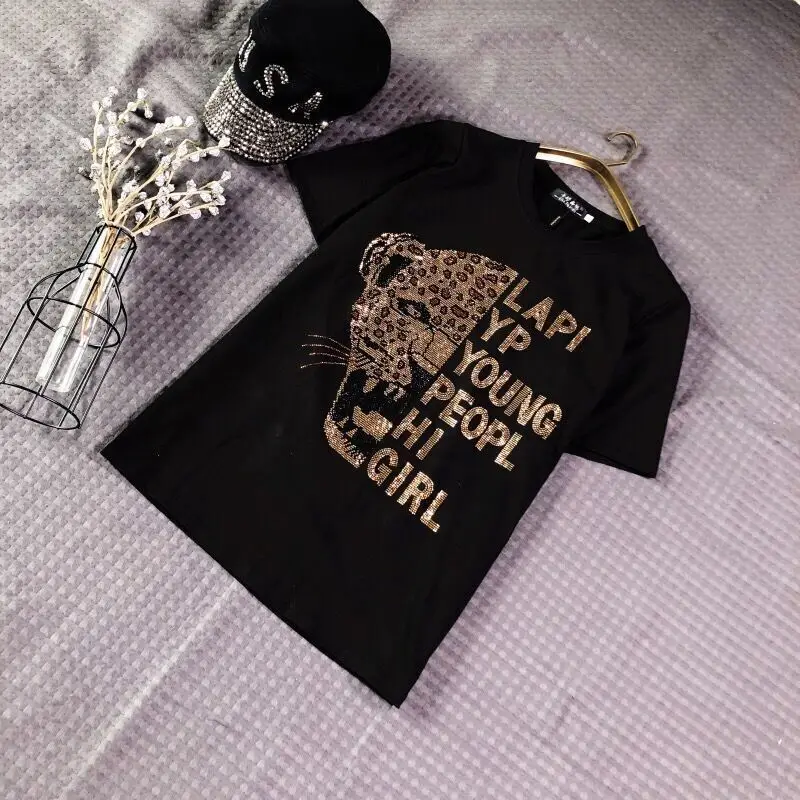 Plus Size Black Graphic Track Suit for Women Summer — feature 5