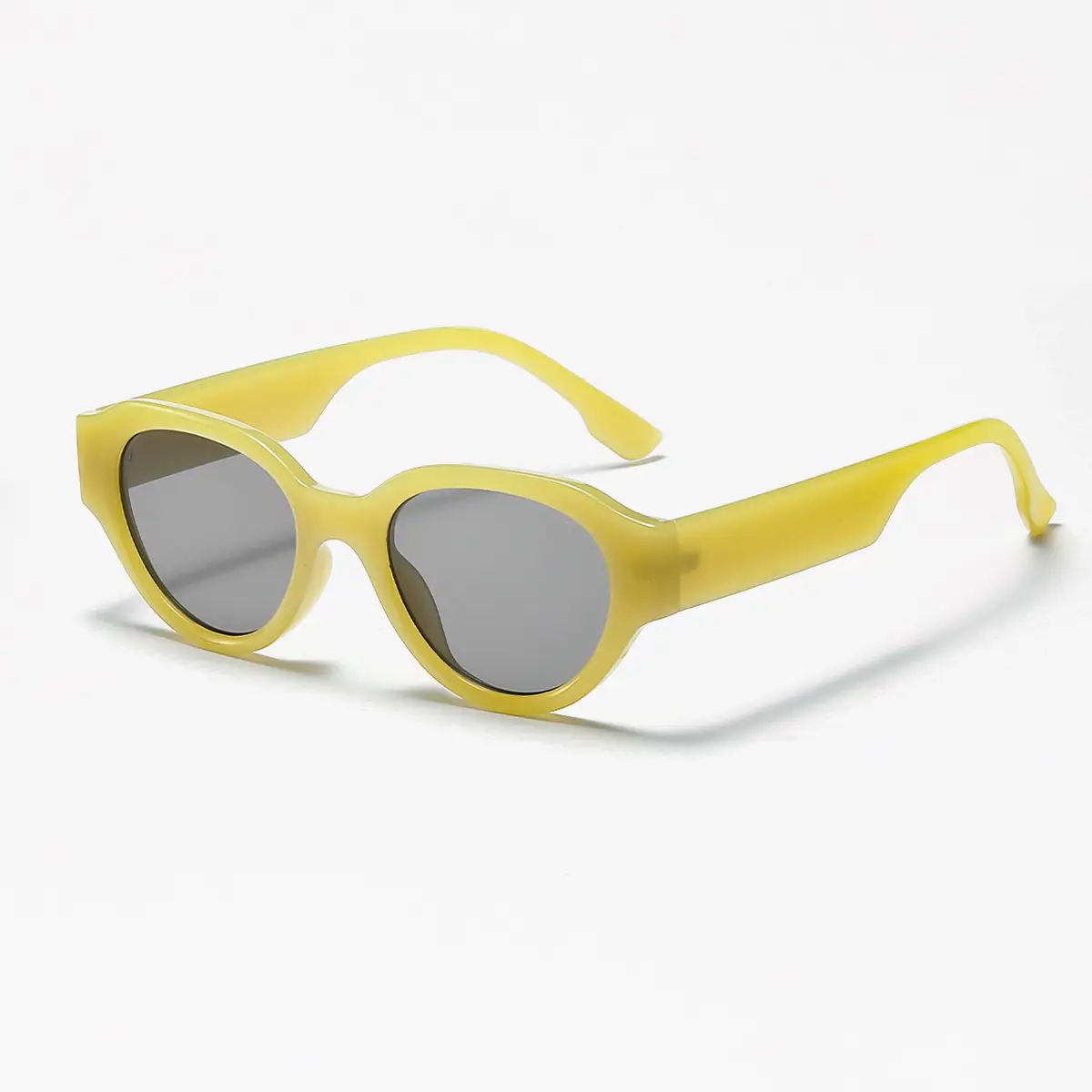 Xunge Oval Joker Sunglasses European American Retro Cat's Eye Women Men Wholesale - Image 4