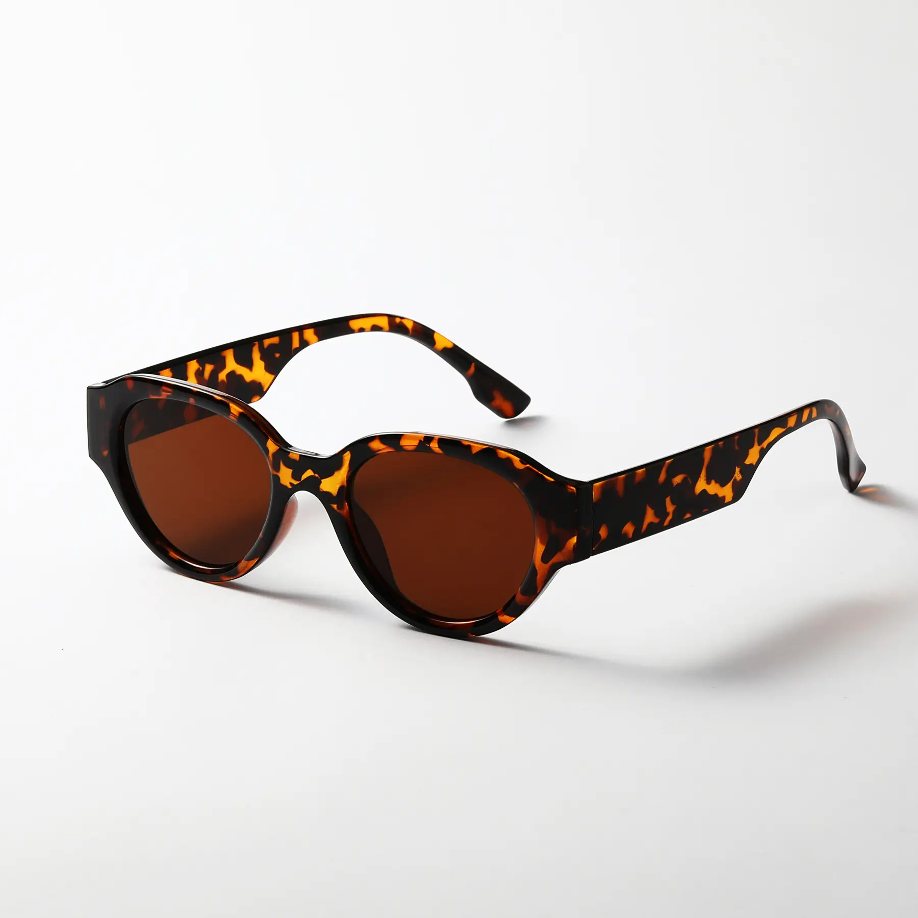 Xunge Oval Joker Sunglasses European American Retro Cat's Eye Women Men Wholesale - Image 6