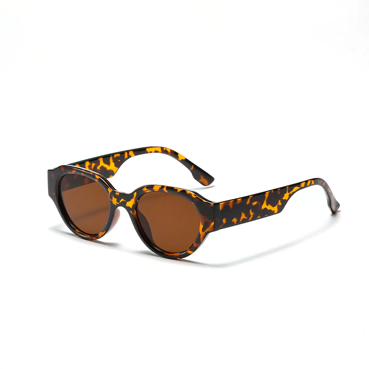 Xunge Oval Joker Sunglasses European American Retro Cat's Eye Women Men Wholesale - Image 2