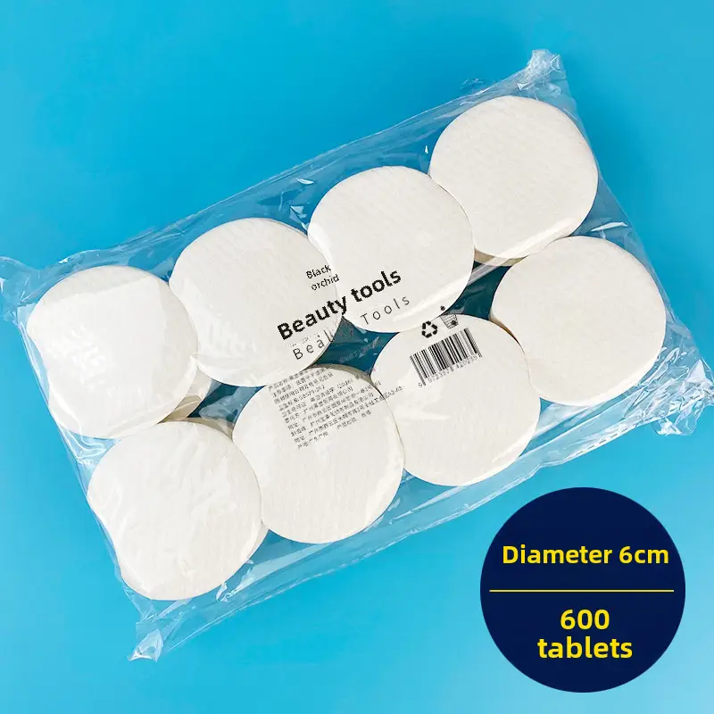 1200 pcs Angular Round Cotton Poplar Makeup Remover - Image 2