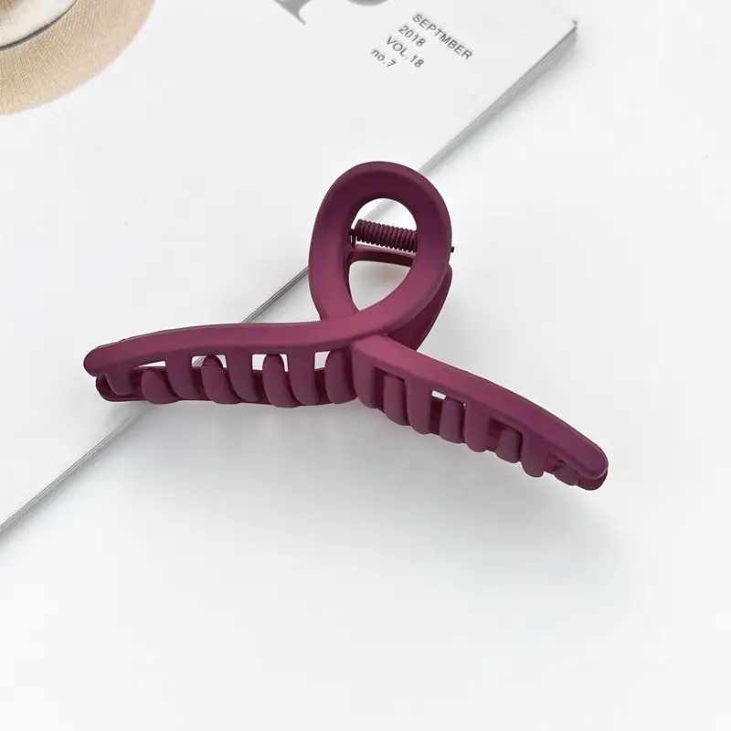 Green Cross Hair Grip Clip for Women - Image 20