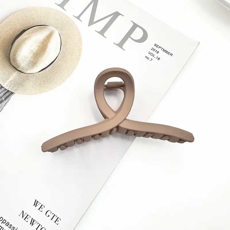 Green Cross Hair Grip Clip for Women - Image 21