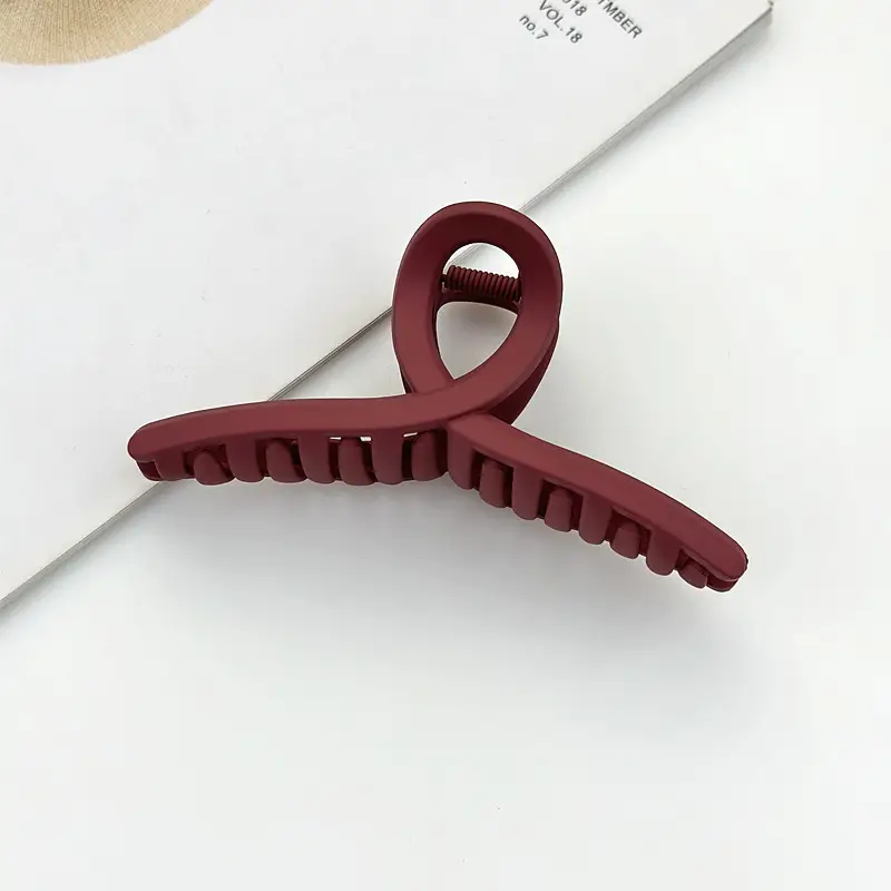 Green Cross Hair Grip Clip for Women - Image 9