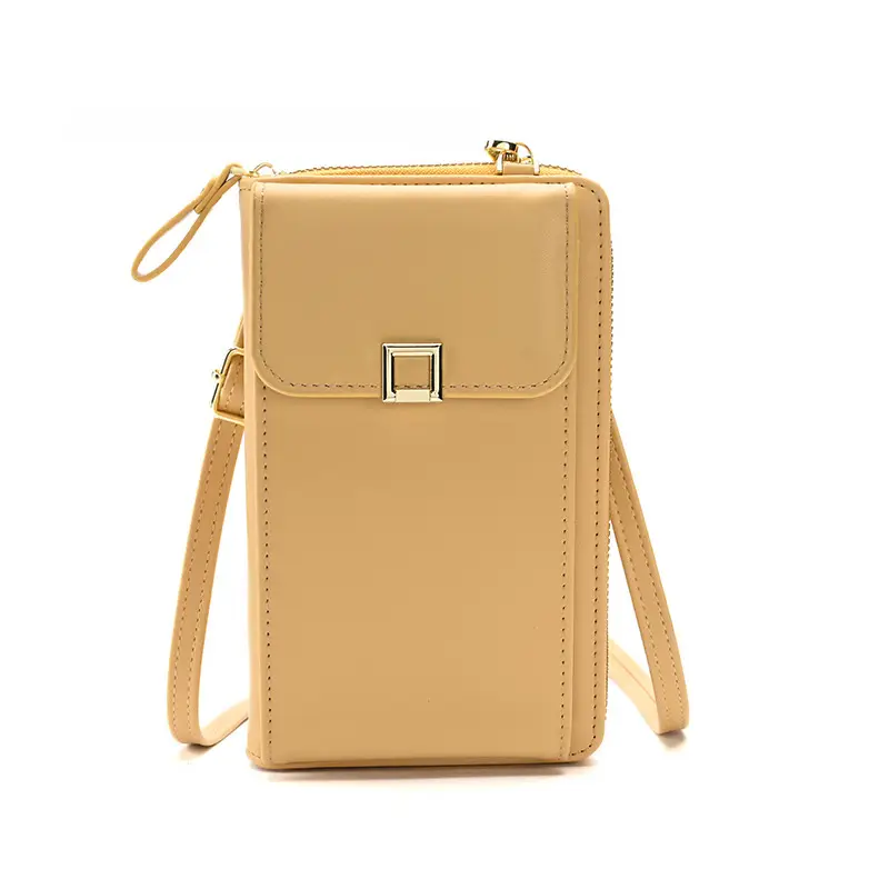 White Crossbody Phone Bag for Women - Image 2
