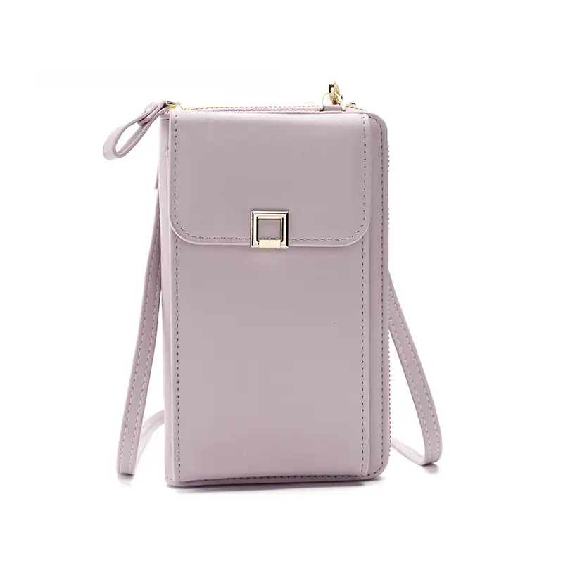 White Crossbody Phone Bag for Women - Image 4