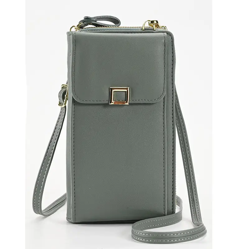 White Crossbody Phone Bag for Women - Image 6
