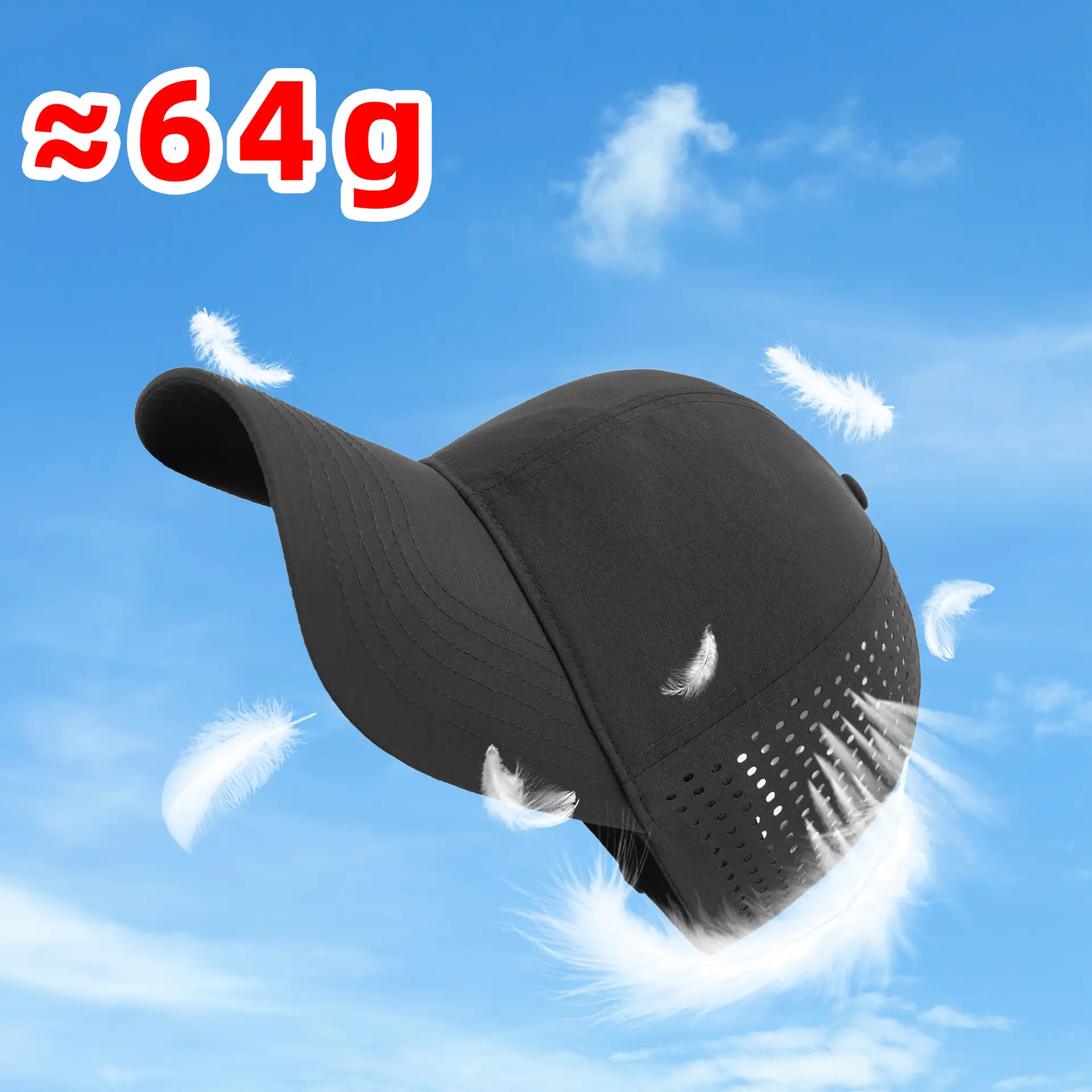 Summer Baseball Cap Large Head Wide Brim Sun Hat - Image 21