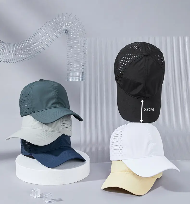 Summer Baseball Cap Large Head Wide Brim Sun Hat — feature 11