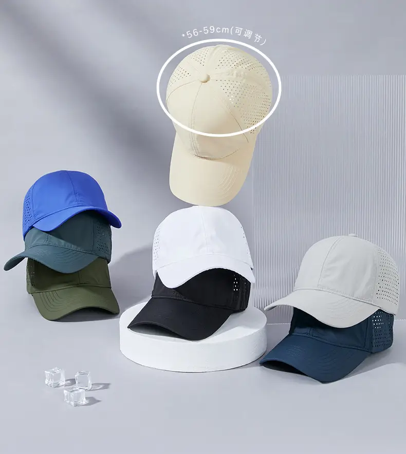Summer Baseball Cap Large Head Wide Brim Sun Hat — feature 15