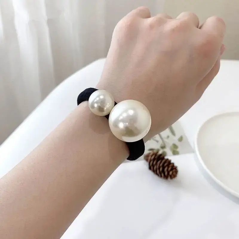 Korean Style Pearl Hair Tie for Women - Image 6