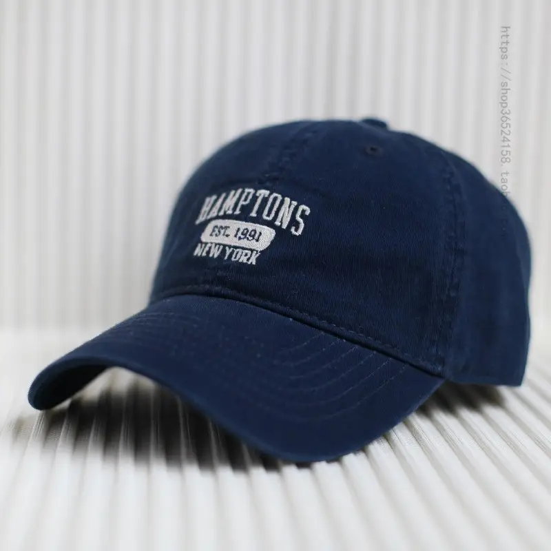Red Embroidered Baseball Cap Women's 4 Seasons
