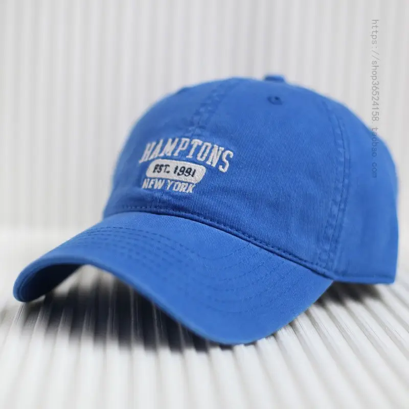 Red Embroidered Baseball Cap Women's 4 Seasons