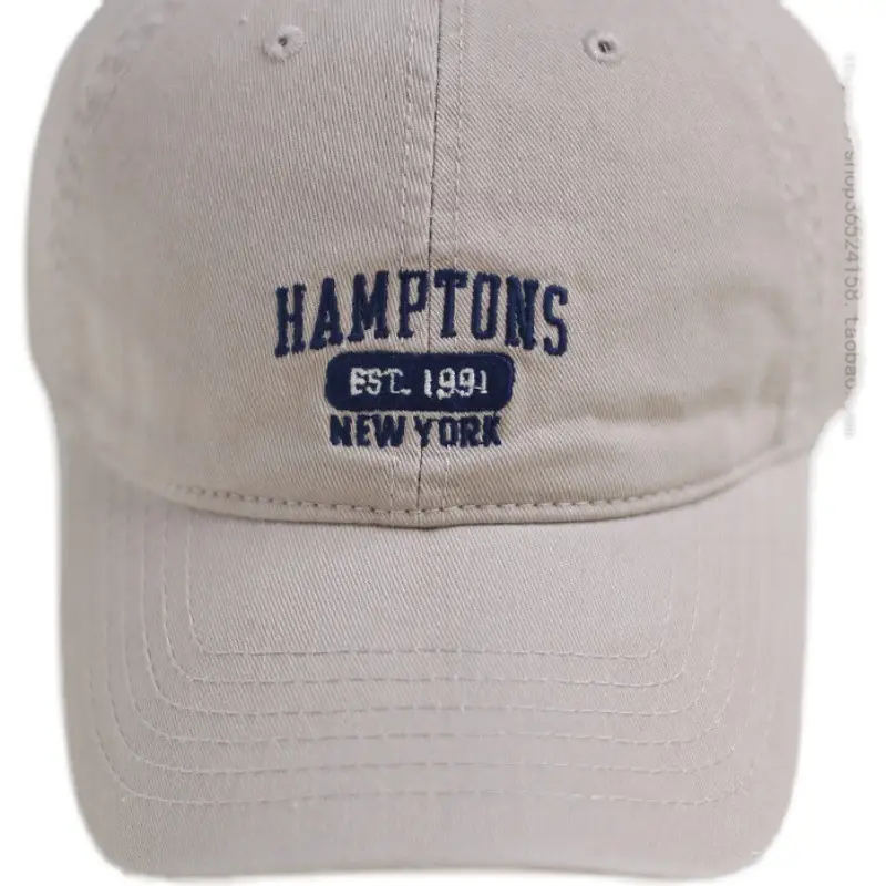 Red Embroidered Baseball Cap Women's 4 Seasons