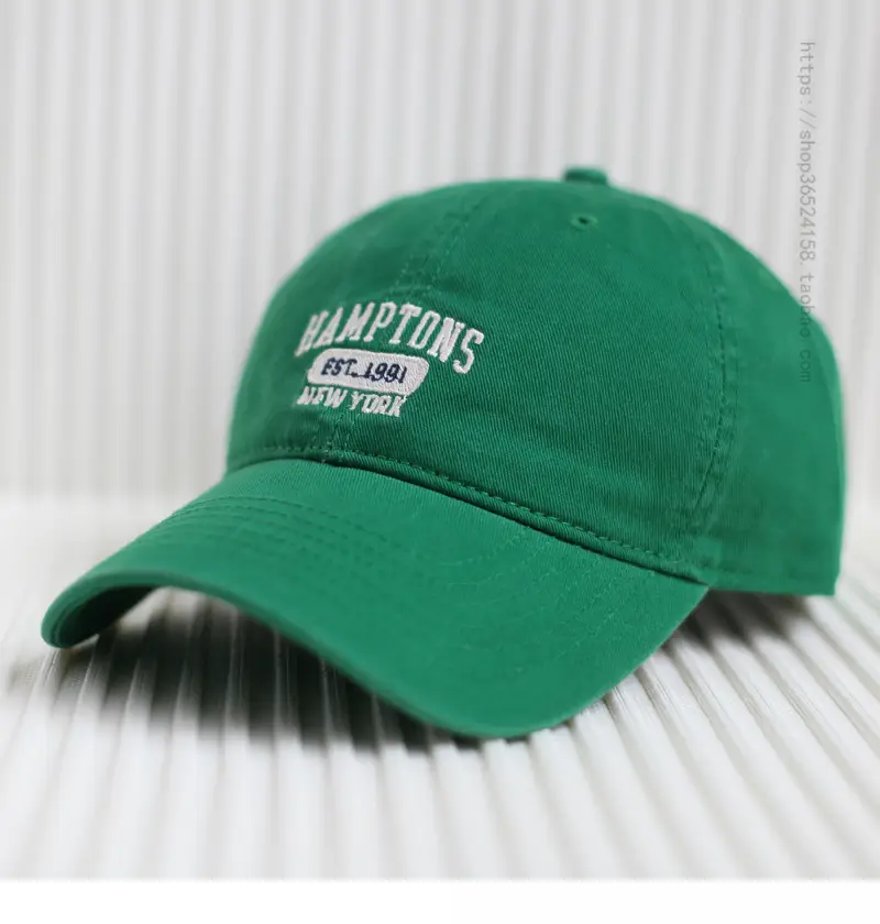 Red Embroidered Baseball Cap Women's 4 Seasons — feature 1