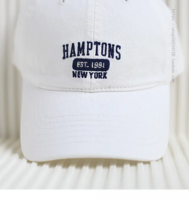 Red Embroidered Baseball Cap Women's 4 Seasons — feature 20