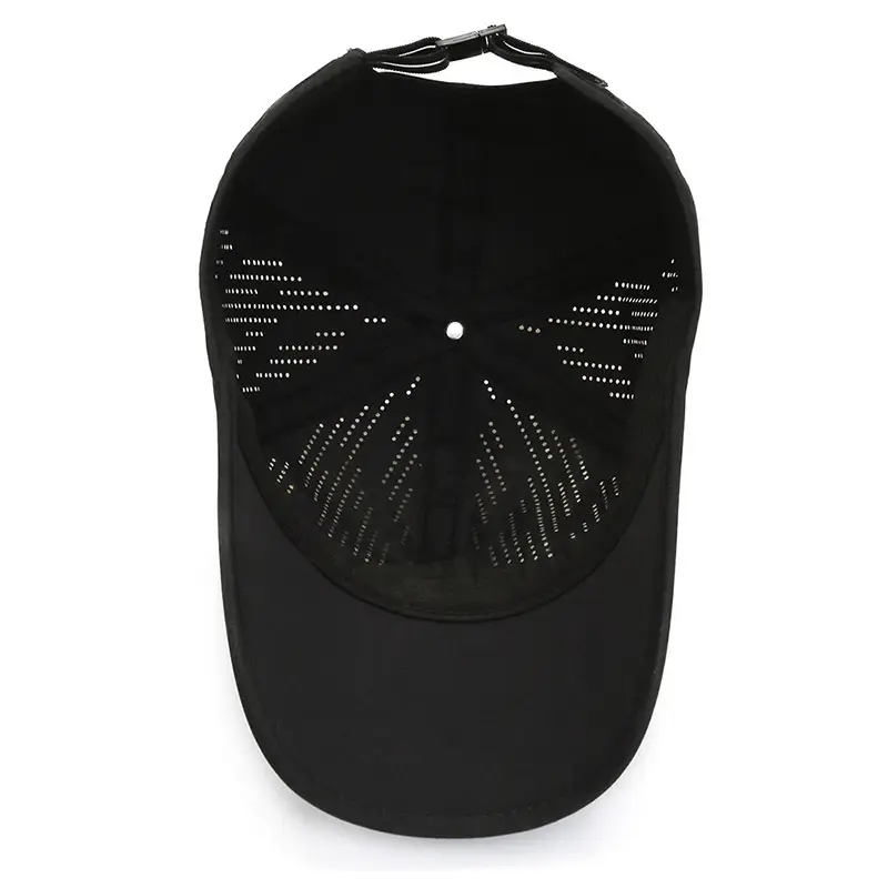 Men's Beige Perforated Baseball Cap Quick-Drying - Image 10