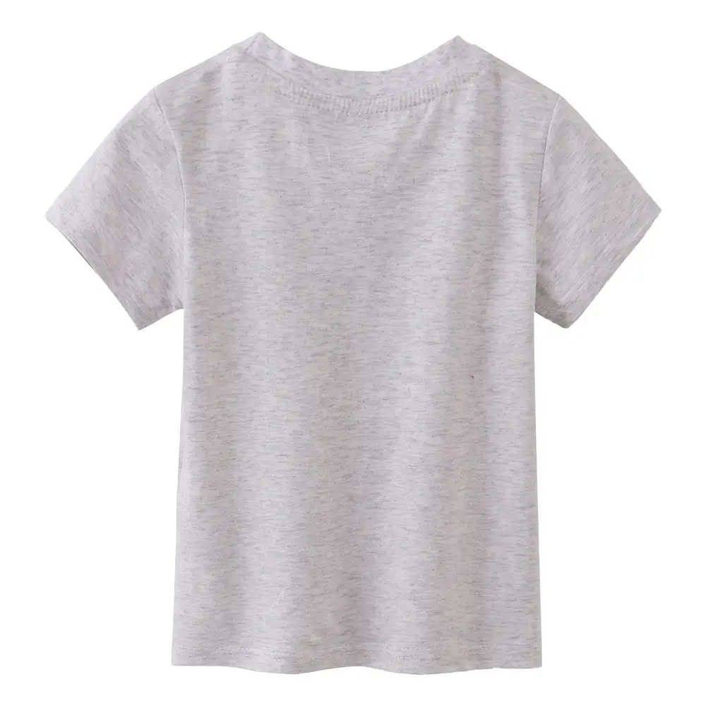 Gray Flamingo Print Boys T-Shirt Small Medium - Image 4
