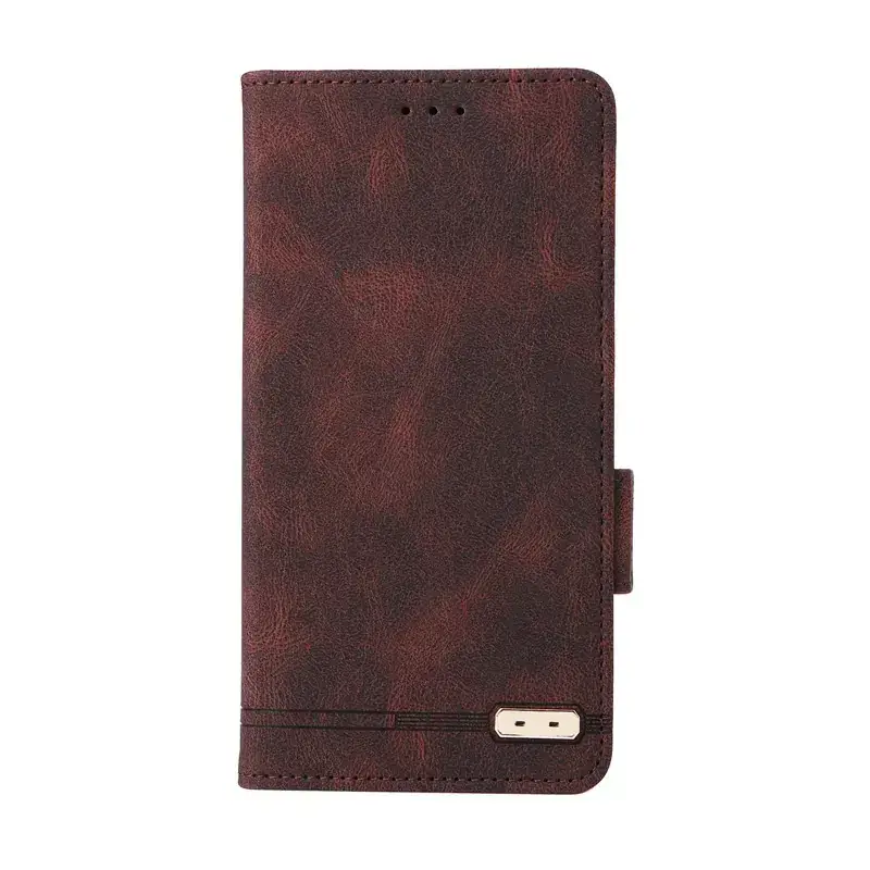 Motorola EDGE20PRO Purple Leather Flip Case with Magnetic Buckle