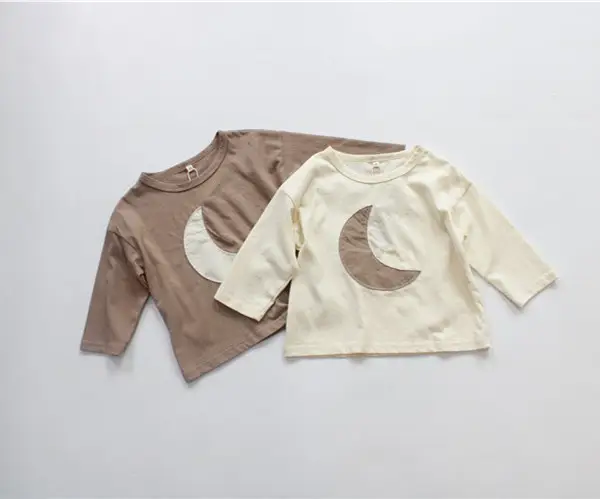 New Spring Boys T-Shirt Moon Cutout Long Sleeve — feature 4