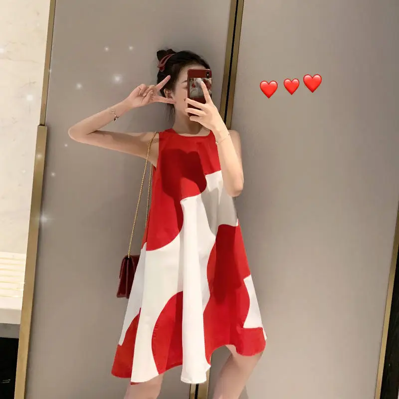 Korean Style Plus Size Sleeveless Midi Dress — feature 6
