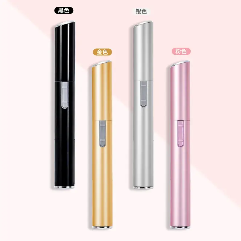 USB Rechargeable Electric Eyebrow Trimmer Pink - Image 7