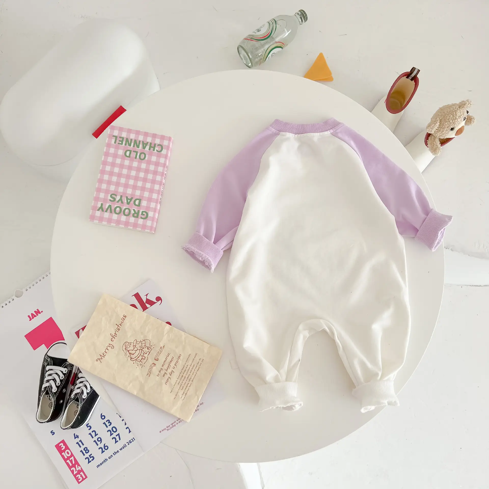 Boomer Baby Girl Treasure Suit Cotton Long Sleeve - Image 3