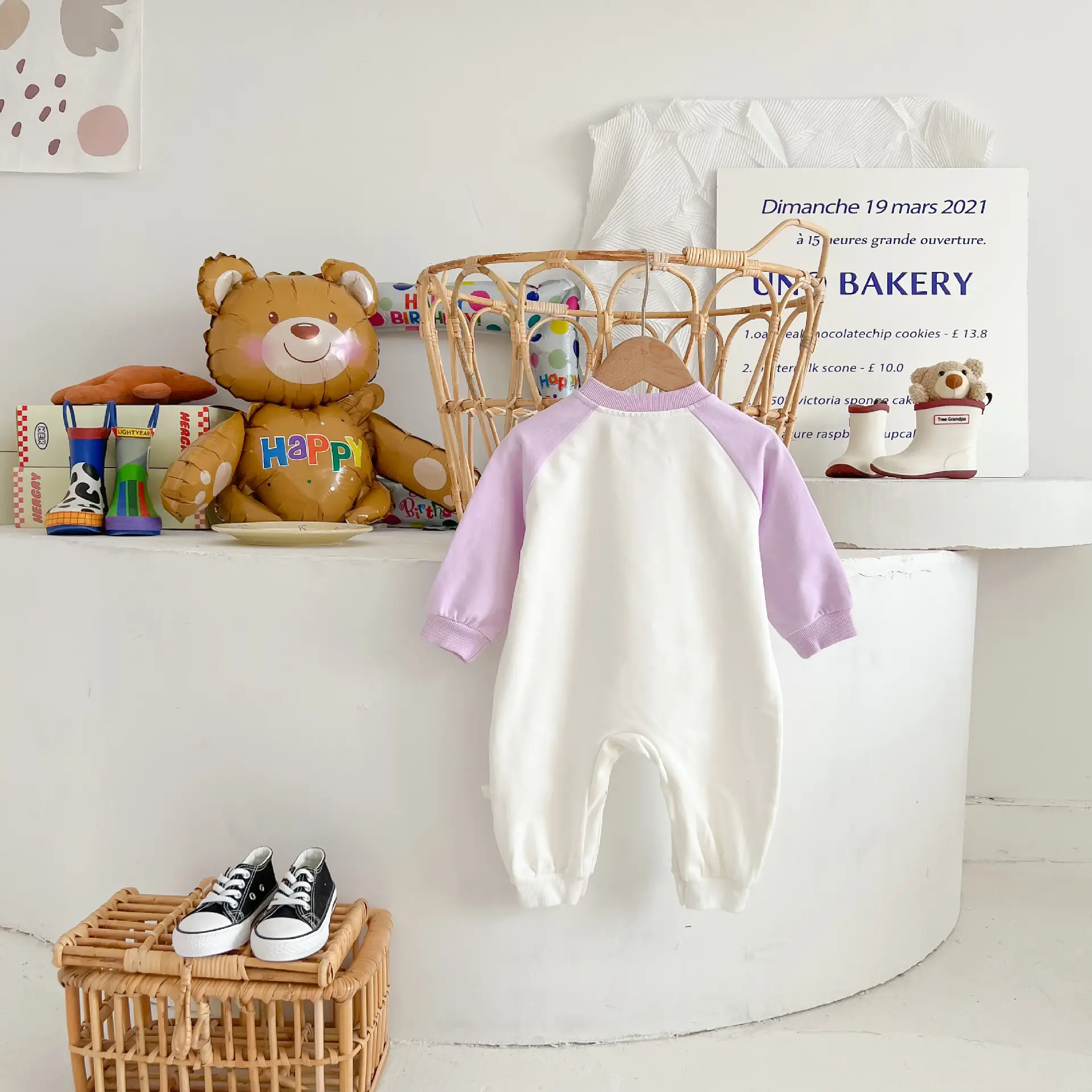 Boomer Baby Girl Treasure Suit Cotton Long Sleeve - Image 5