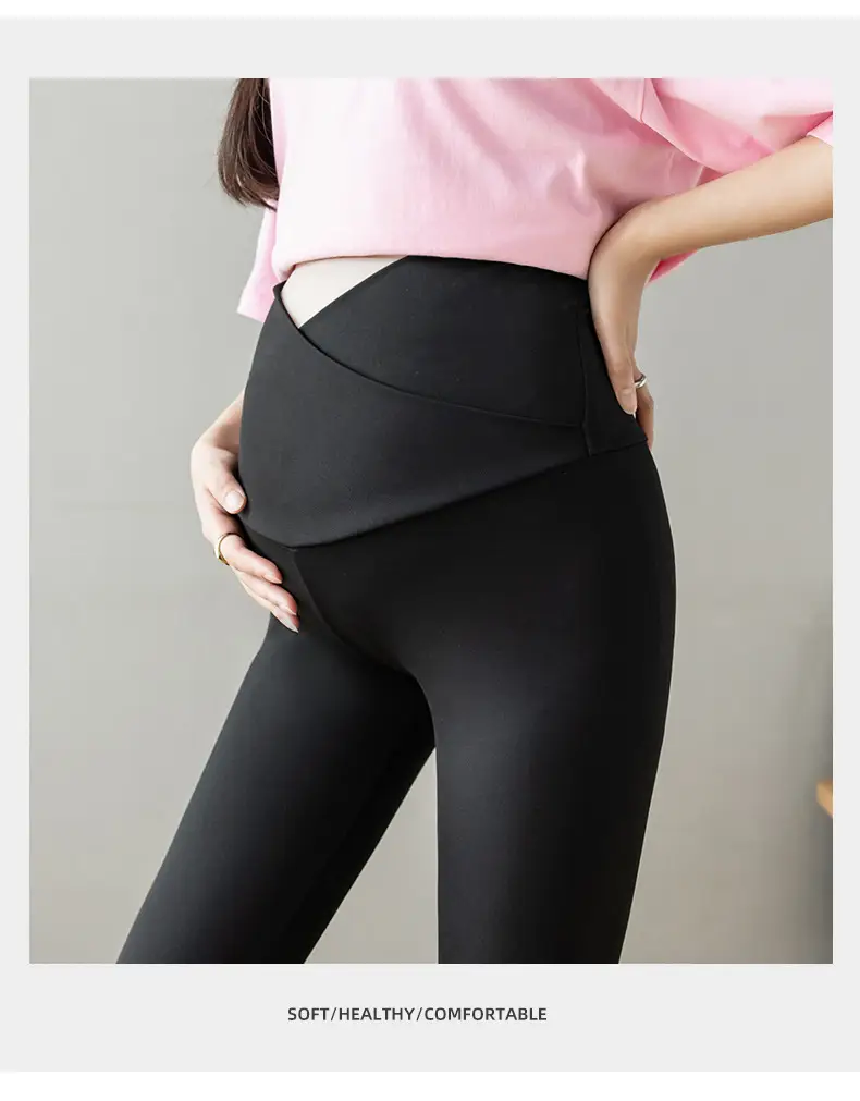 Pregnant Women Shark Skin Leggings Velvet Thick Winter Pants — feature 18
