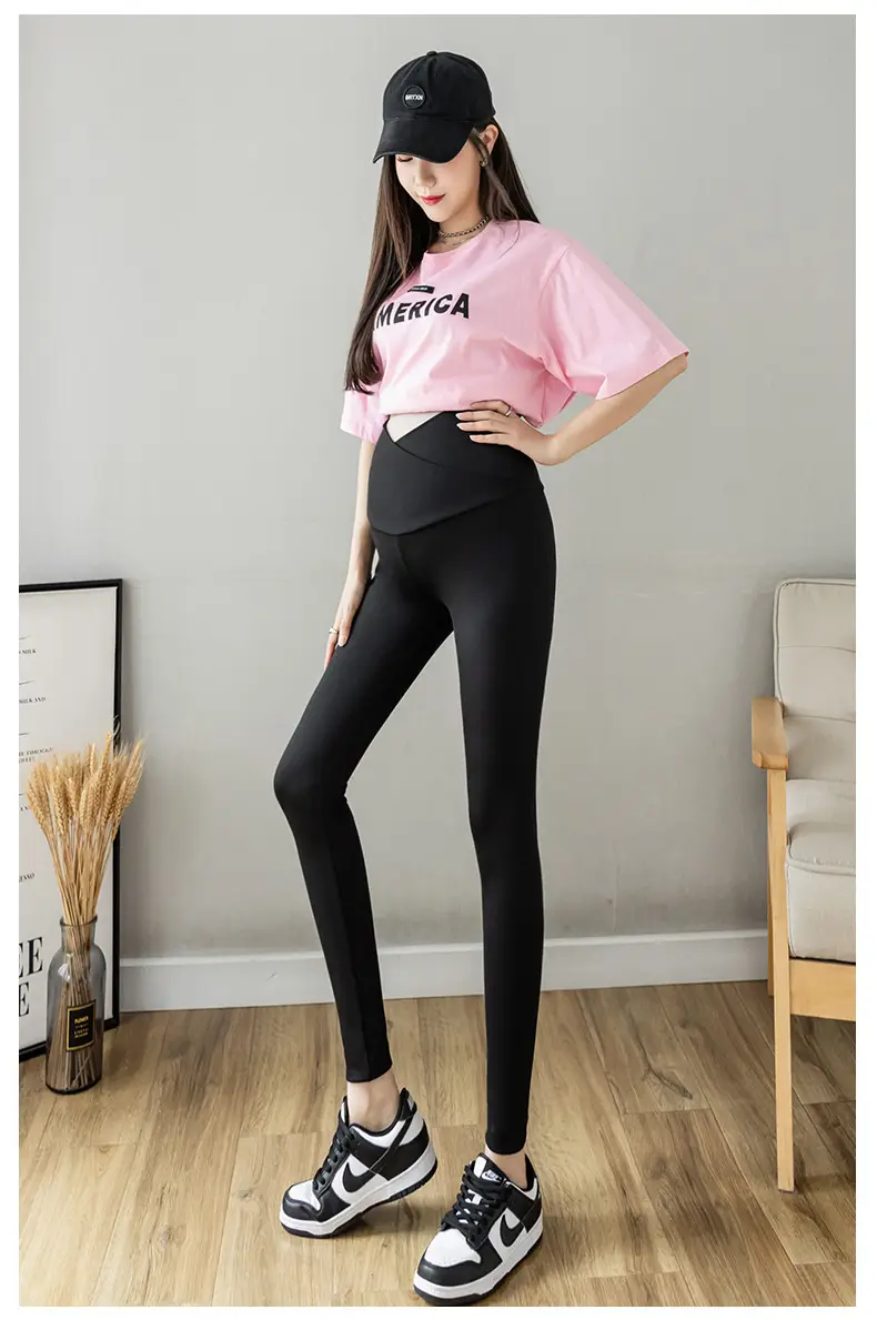 Pregnant Women Shark Skin Leggings Velvet Thick Winter Pants — feature 20