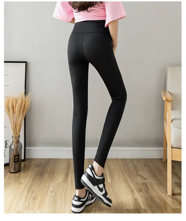 Pregnant Women Shark Skin Leggings Velvet Thick Winter Pants — feature 22