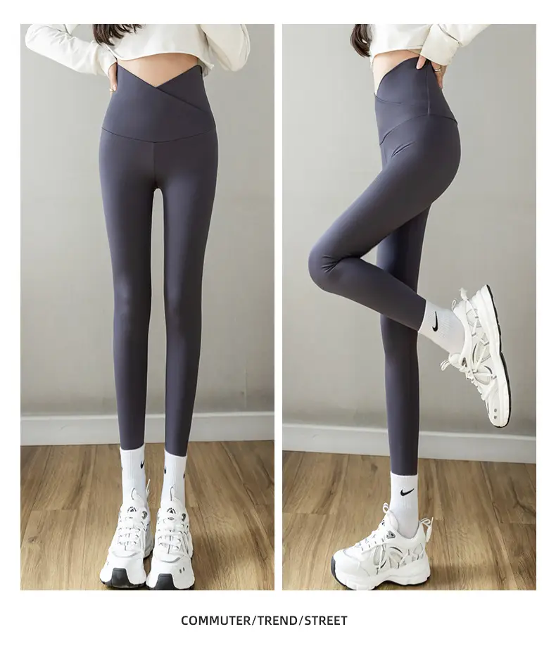 Pregnant Women Shark Skin Leggings Velvet Thick Winter Pants — feature 25