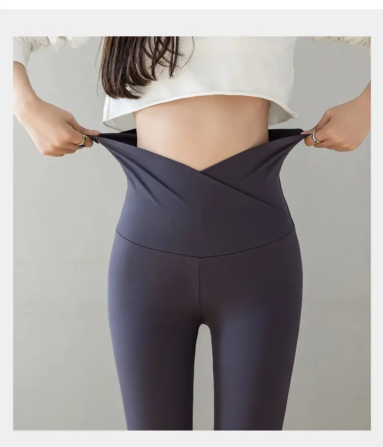 Pregnant Women Shark Skin Leggings Velvet Thick Winter Pants — feature 26
