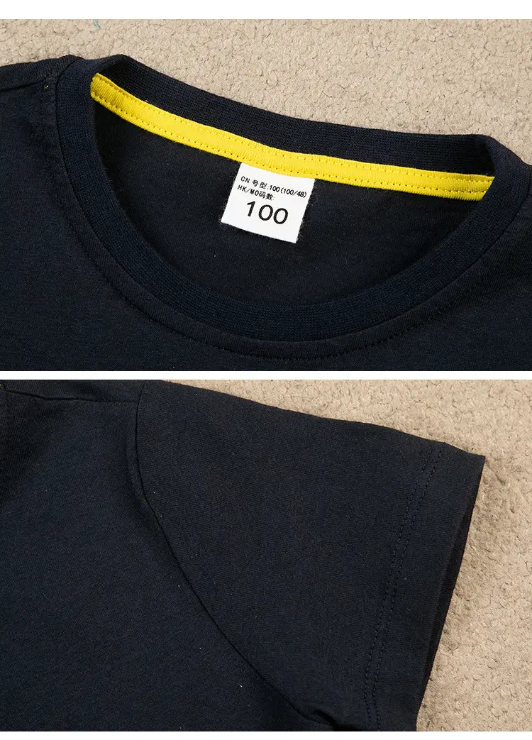 2022 Kids Cotton T-shirt Wang Wang Team Ready for Action Blue — feature 19