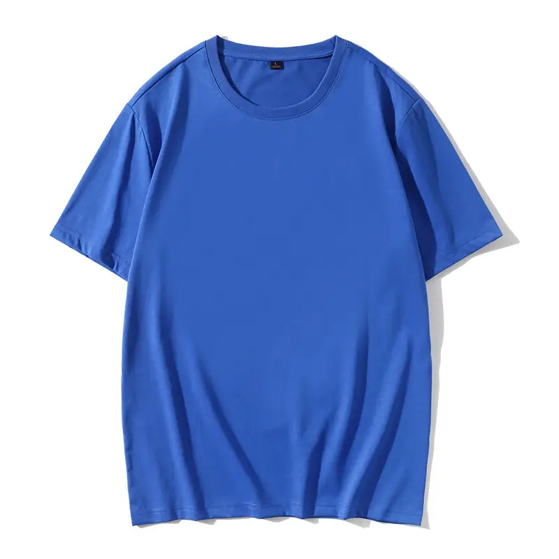 Pink Cotton T-Shirt Short Sleeve Crew Neck