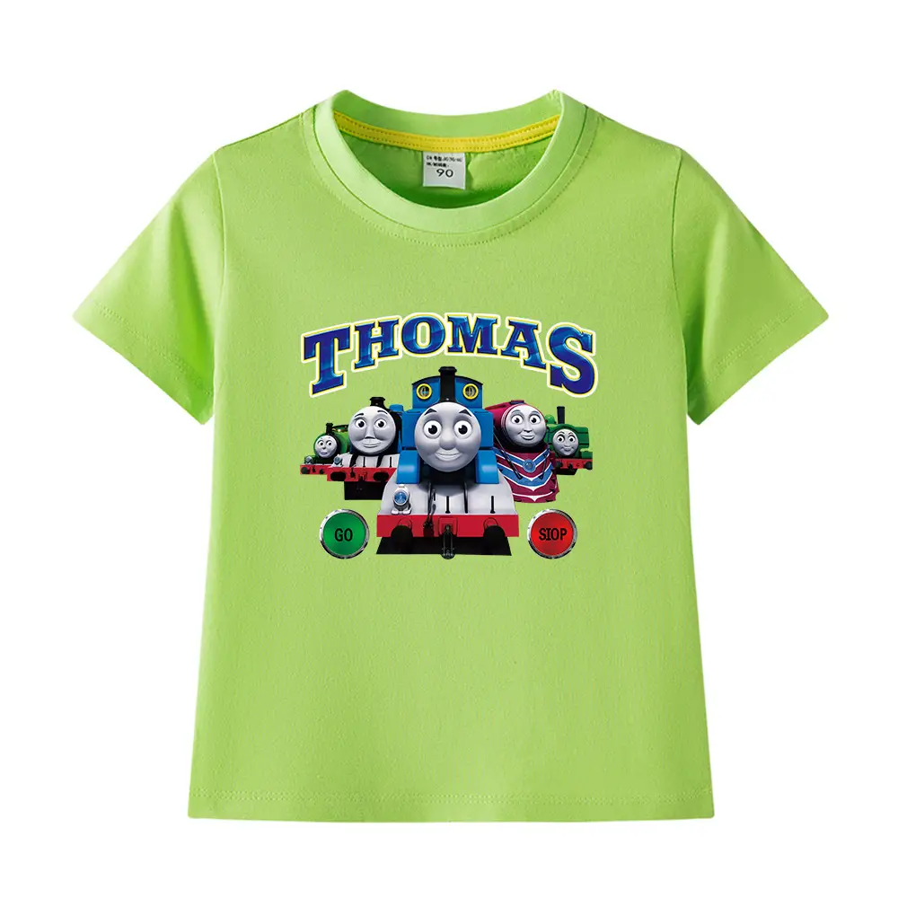 Thomas Train Printed Cotton T-Shirt for Kids - Image 36