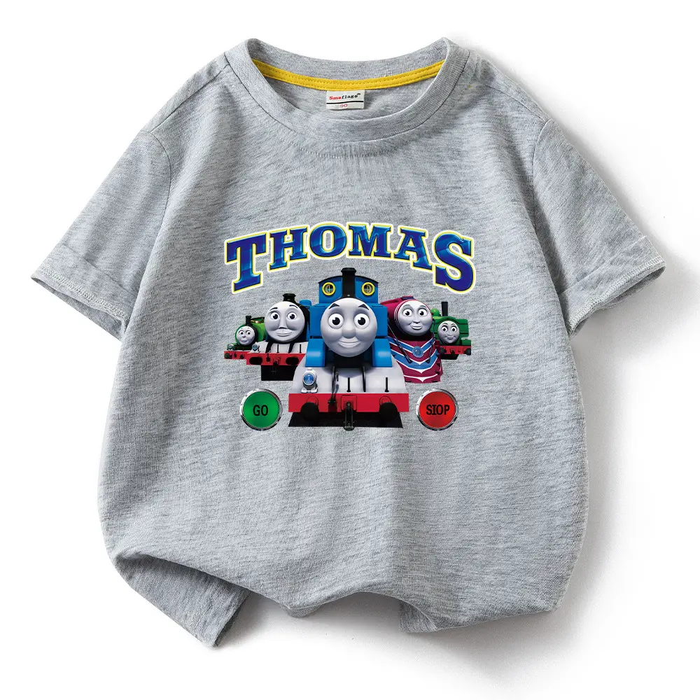Thomas Train Printed Cotton T-Shirt for Kids - Image 14