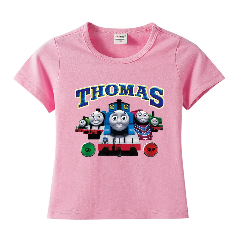 Thomas Train Printed Cotton T-Shirt for Kids - Image 19