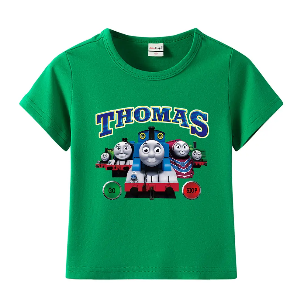 Thomas Train Printed Cotton T-Shirt for Kids - Image 24