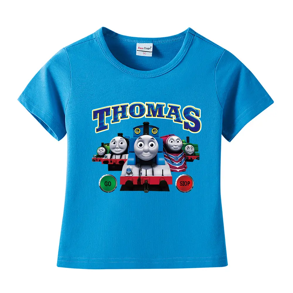 Thomas Train Printed Cotton T-Shirt for Kids - Image 26