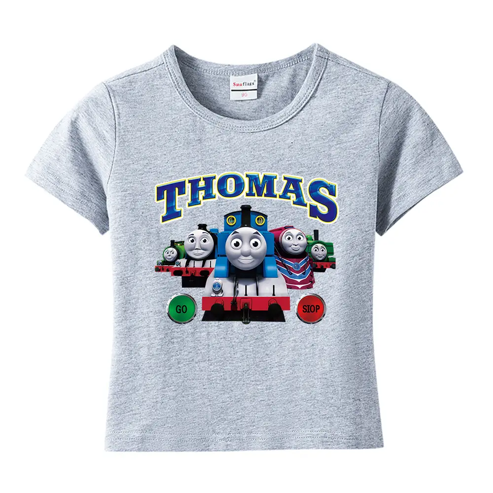 Thomas Train Printed Cotton T-Shirt for Kids - Image 29